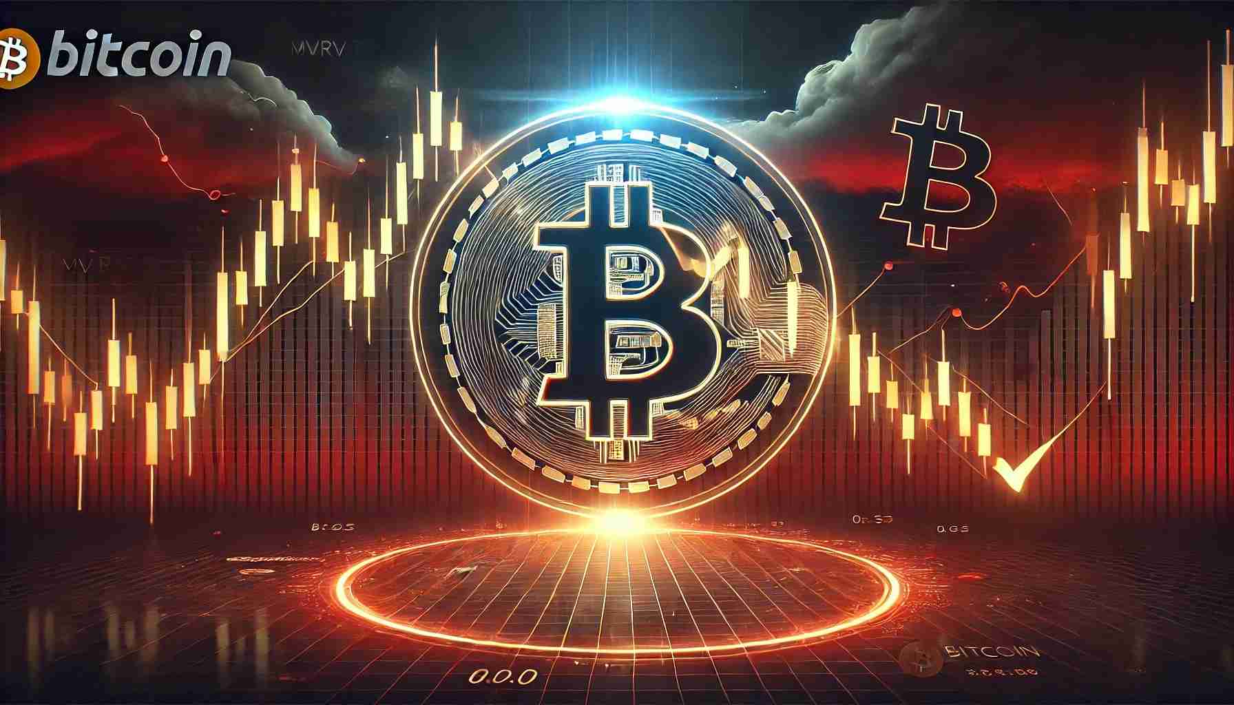 比特币（BTC）对实现价值（MVRV）比率的市场价值已形成一个可以被视为看跌信号的十字架